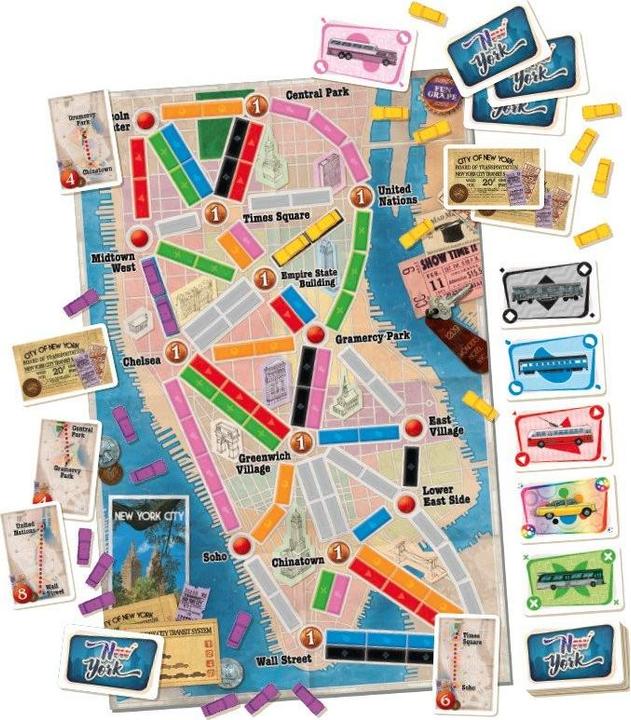 Produktbild Days of Wonder Ttr Les Aventuriers Du Rail New York (Fr) (Französisch)