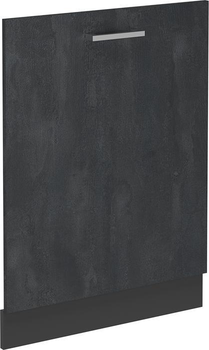 Actual product image Vichy Geschirrspülblende R-Line, Schwarz Beton/Anthrazit, 60 cm ohne Arbeitsplatte