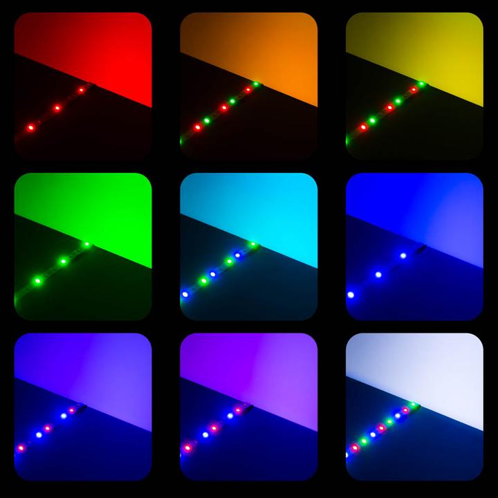 Image du produit tectake 2x bande LED (RGB, 500 cm, Intérieur)