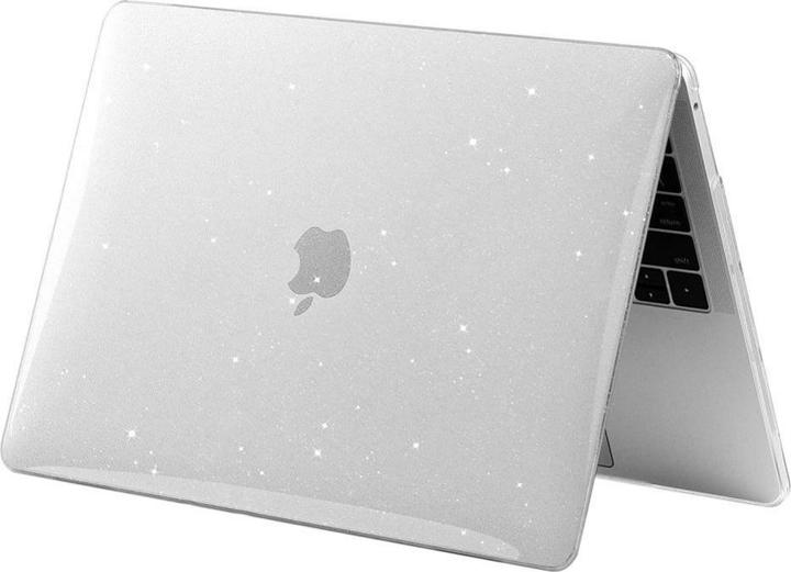 Produktbild Tech-Protect SmartShell Hülle für MacBook Air 13" M2 / M3 / 2022-2024 - transparent und glitzer (13", Apple)