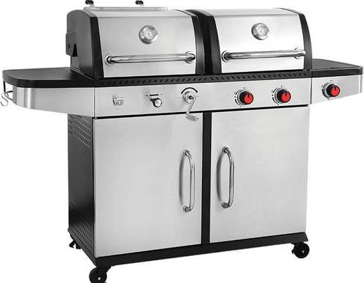 Produktbild Yato Grill ogrodowy gazowo-węglowy 8.2 kW 42 cm x 45 cm (8.20 kW)
