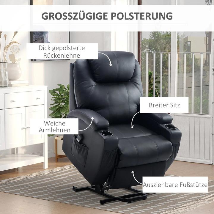 Immagine prodotto Homcom Massagesessel mit Liegefunktion