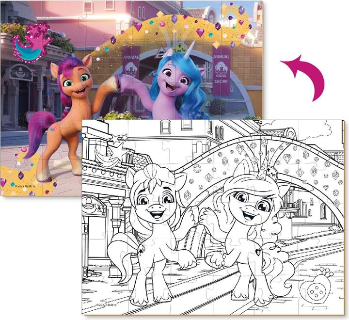 Actual product image Dodo Colouring 2in1 My Little Pony (30 pieces)