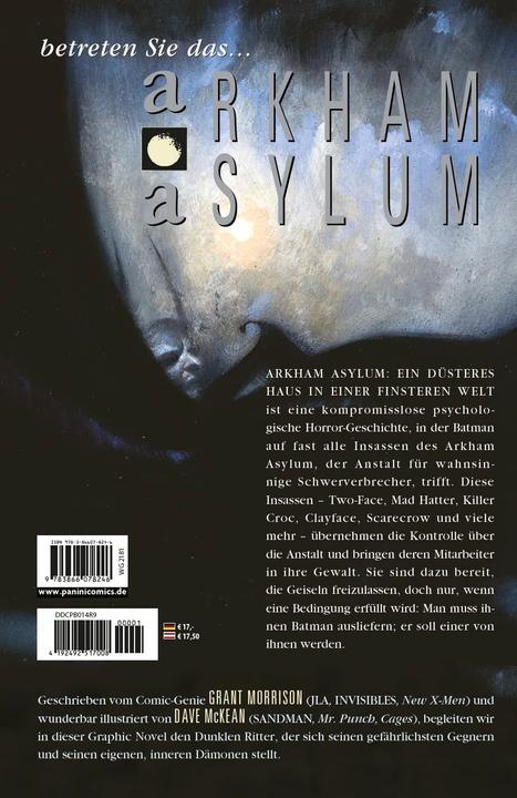 Immagine prodotto Panini Batman: Arkham Asylum (Tedesco, Sovvenzione Morrison, 2009)