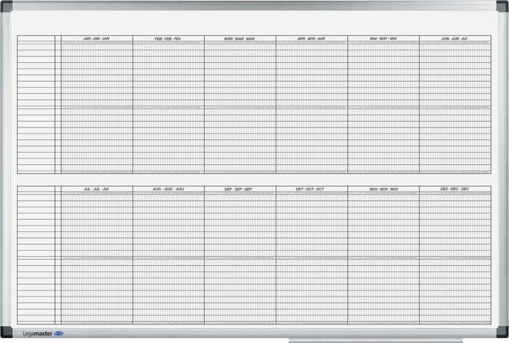 Produktbild Legamaster Magnethaftendes Whiteboard Projektplaner, 60 cm x 90 cm (90 x 60 cm)