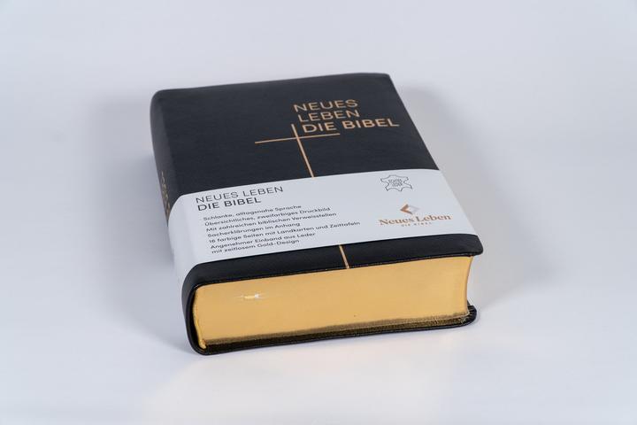Produktbild Neues Leben. Die Bibel, Standardausgabe, Leder mit Goldschnitt (Deutsch, 2025)
