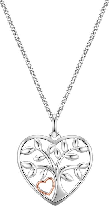 Produktbild Glanzstücke München Damen Lebensbaum Sterling Silber Silber/Roségold 40,0 cm Basiskette + 5,0 cm Verlängerung - 33940 (Sterling Silber, 40 - 45 cm)
