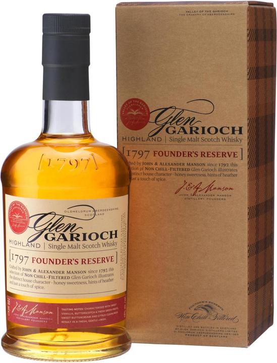 Actual product image Glen Garioch Founder's Reserve (Single Malt, Scotch whisky, 1 x 70 cl)