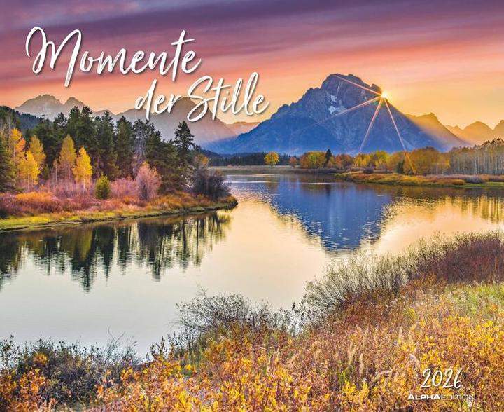 Actual product image Momente der Stille - Wandkalender mit inspirierenden Motiven und Zitaten im Format 52 x 42,5 (German)