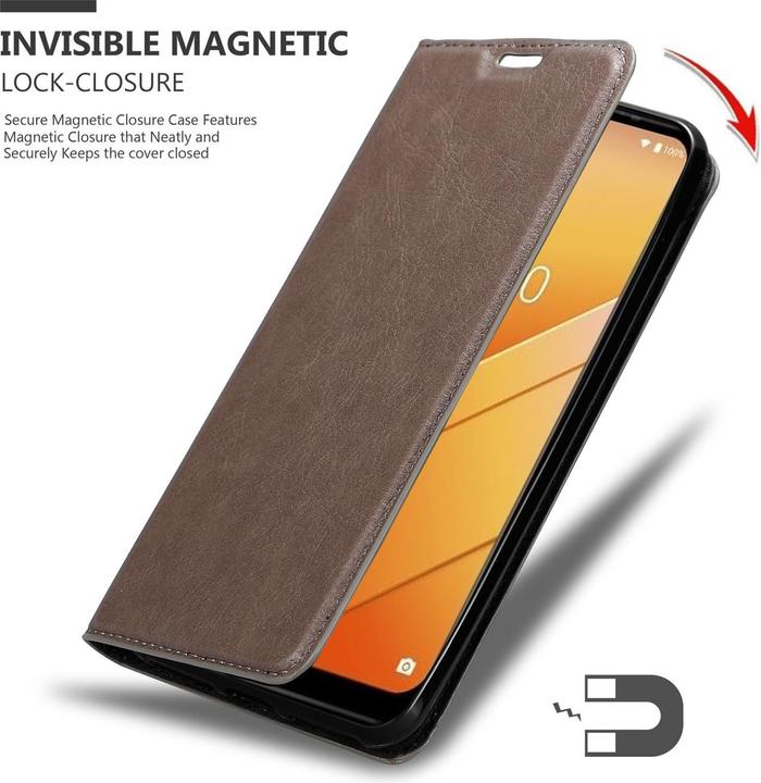 Image du produit Cadorabo Book Couverture magnétique invisible (Wiko Y81)