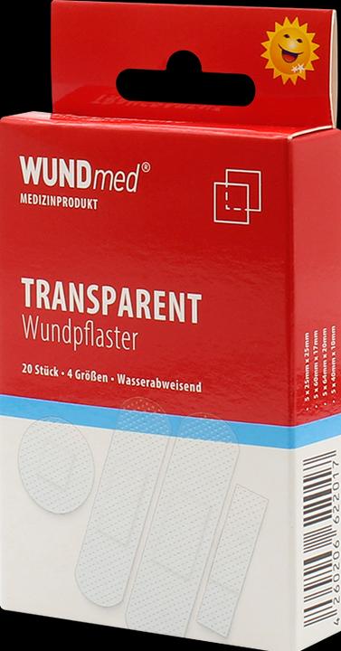 Actual product image Wundmed transparentes Wundpflaster-Set mit 20 Pflaster
