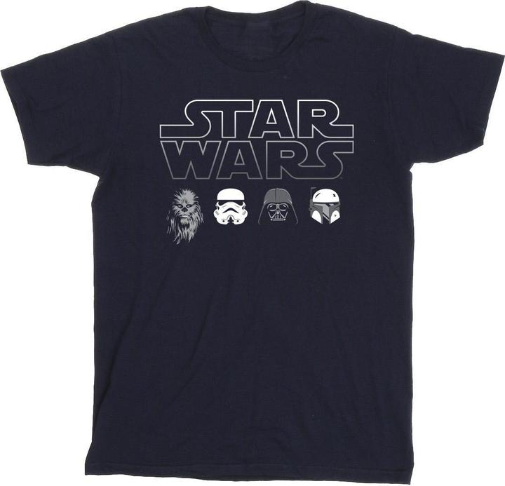 Immagine prodotto Star Wars Character Heads Maglietta Uomo (XL)