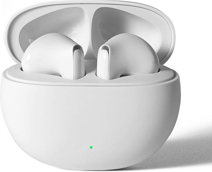 Produktbild Joyroom Funpods Series JR-FB2 Half in-ear Wireless Headphones - White (35 h, Kabellos)