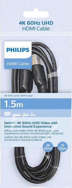 Actual product image Philips CABLE HDMI 1.5M SWV5510/00 (1.50 m, HDMI)