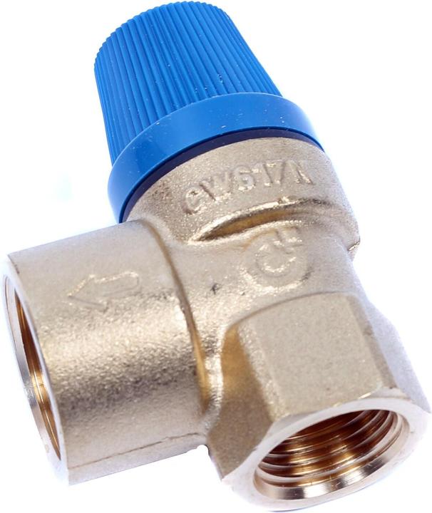 Image du produit Caleffi Soupape de sécurité à membrane 1/2 pouce, 8 bar