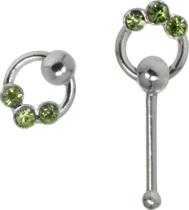 Image du produit Bijouteria Piercing nez (Cristallin, Argent 925)