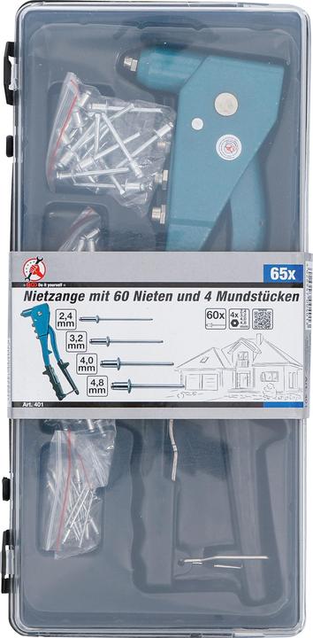 Produktbild BGS Nietzangen-Set (4.80 mm)
