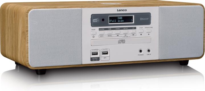 Produktbild Lenco DAR-251WDWH (DAB+, FM, Bluetooth)