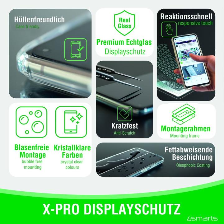 Produktbild 4smarts Second Glass X-Pro (1 Stück, Apple iPhone 13 Pro Max, Apple iPhone 14 Plus)