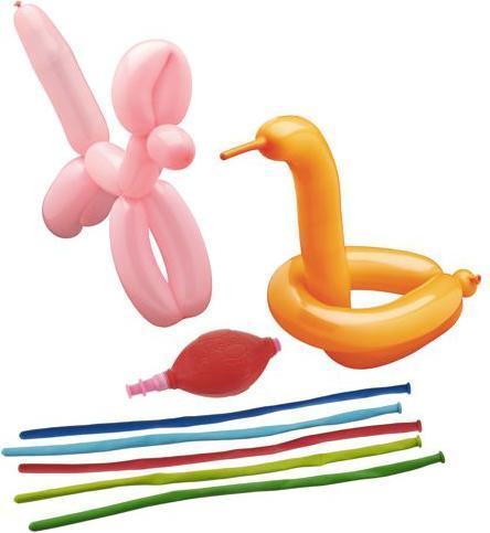 Image du produit Papstar Ballons à modeler, pompe incluse