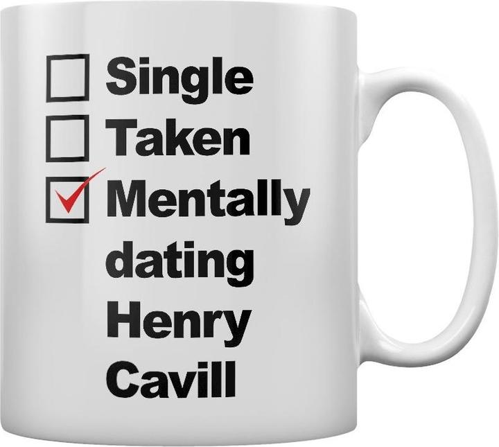 Actual product image Grindstore Coffee Mug Mentally Dating Henry Cavill (325 ml)