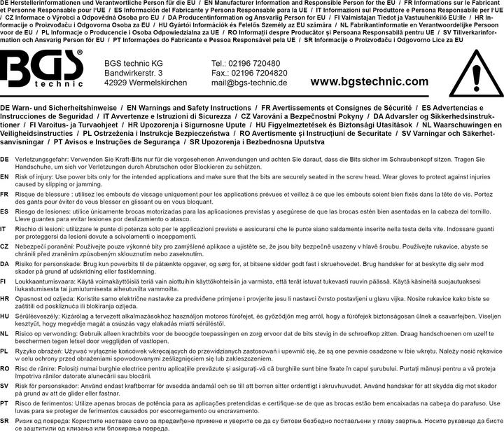 Image du produit BGS Douille à embouts à choc | 12,5 mm (1/2") | profil T (pour Torx) T30 (T30)