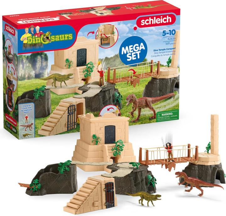 Produktbild Schleich Dino Tempel-Eroberung Mega-Set