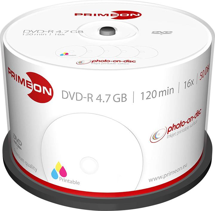 Actual product image Primeon DVD-R 50 spindle (50 x)