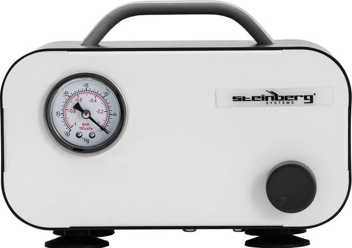 Actual product image Steinberg Elektrische Membran-Vakuumpumpe Laborpumpe Unterdruckpumpe ölfrei 30 W 15 l/min