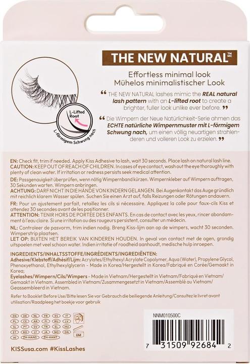 Produktbild KISS Artificial eyelashes Multipack The New Natural Pearl Earring (Künstliche Wimpern)