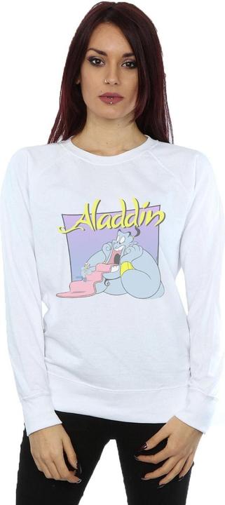 Actual product image Disney Womens/Ladies Aladdin Genie Wishing Dude Sweatshirt (M)