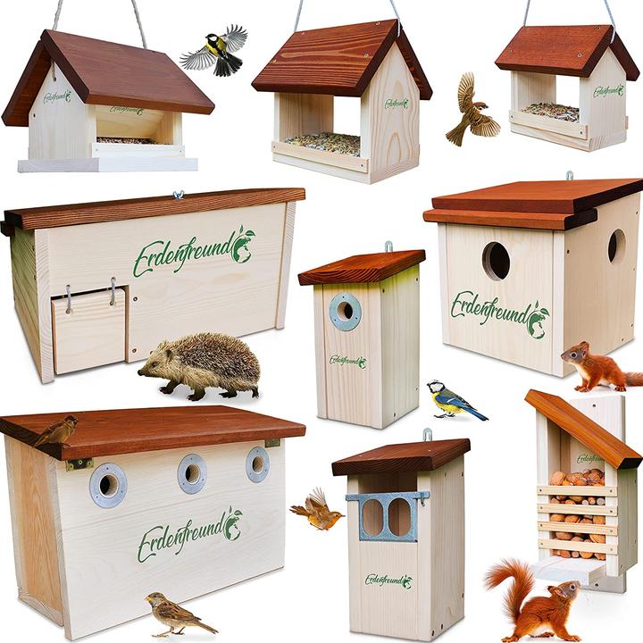 Actual product image Erdenfreund Squirrel tennis house