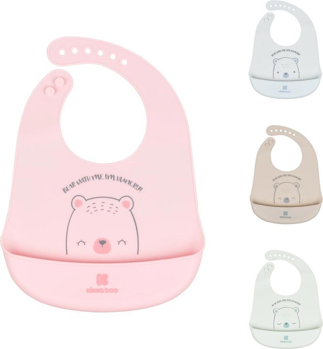 Kikkaboo Babylatz Bear with me Slikon (3.96 Monate)