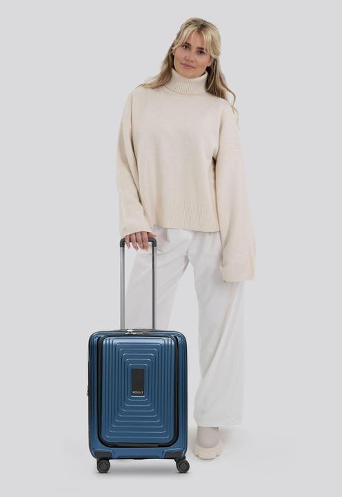 Immagine prodotto Redolz Essentials 14 Trolley da cabina a 4 ruote S Scomparto per laptop da 55 cm con piega elastica (45 l, Bagaglio a mano (fino a 50 litri))