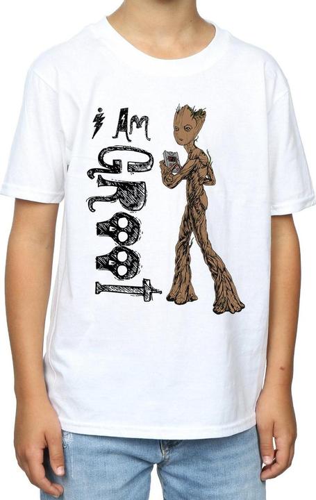 Actual product image Boys Avengers Infinity War I Am Teenage Groot T-Shirt (140, 146)