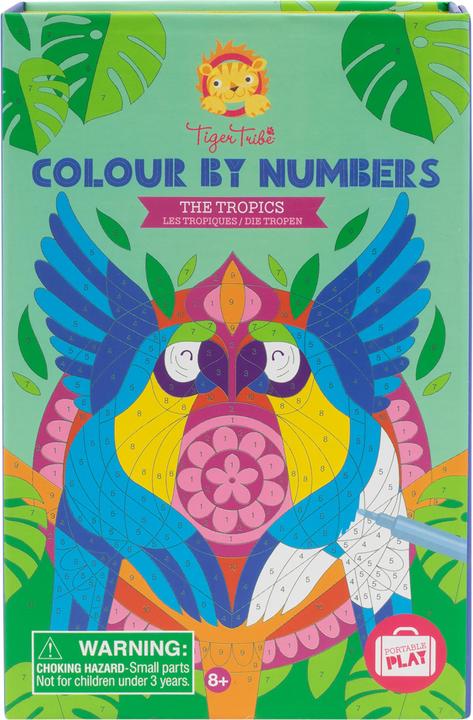 Tiger Tribe catalogo Kleuren Op Nummer incl. stiften - De Tropen
