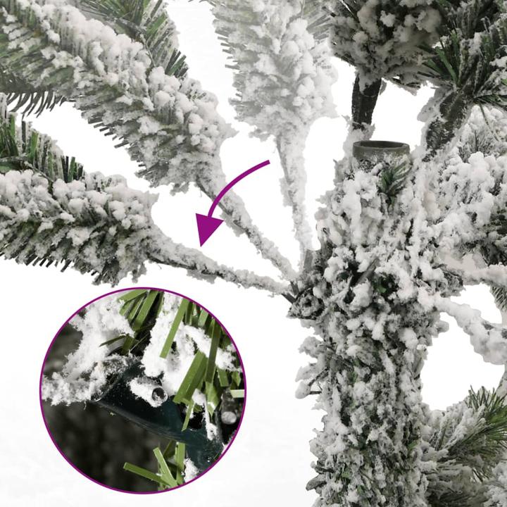 Produktbild VidaXL Künstlicher Weihnachtsbaum Klappbar Beschneit Christbaum Tannenbaum 270cm (270 cm)