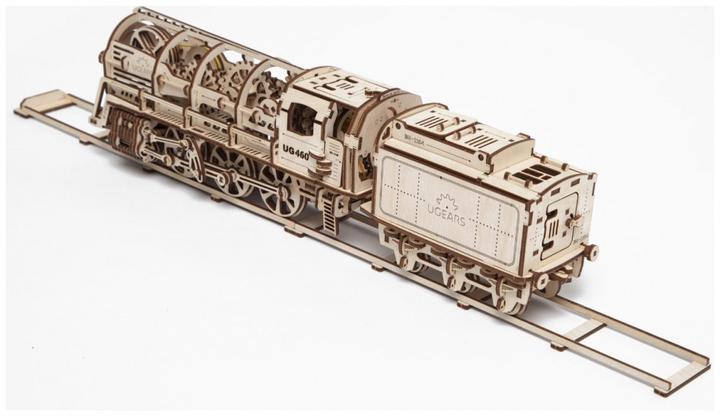 Actual product image Ugears Steam locomotive with tender