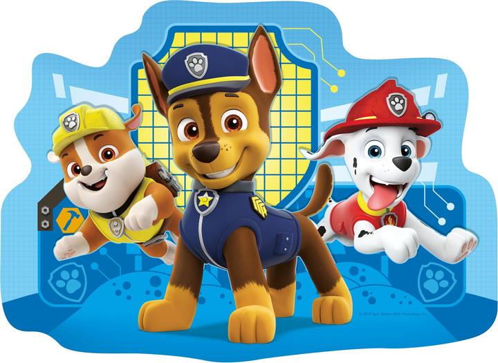 Actual product image Ravensburger 4 in 1 Shaped Puzzles - Paw Patrol (10 pieces)