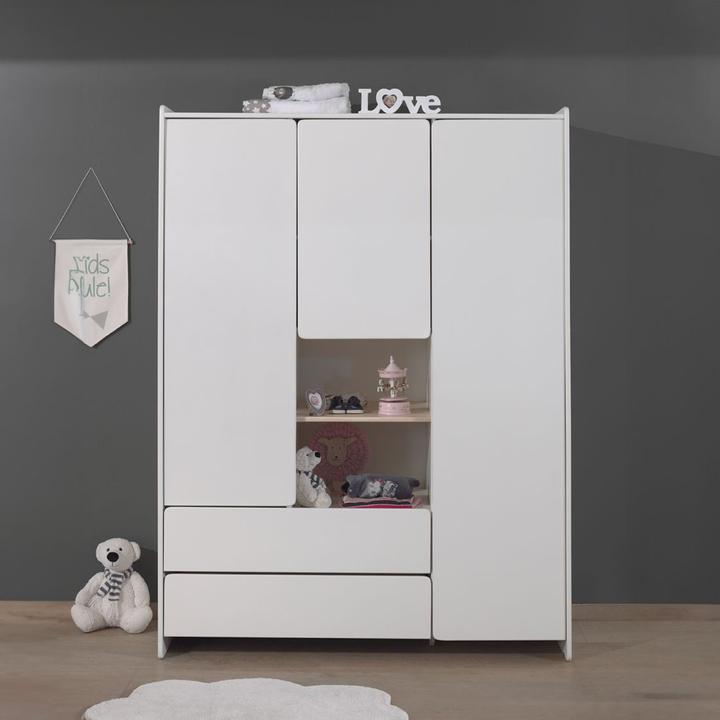Actual product image Vipack Kiddy 3D Wardrobe+2Drawers (138 cm)