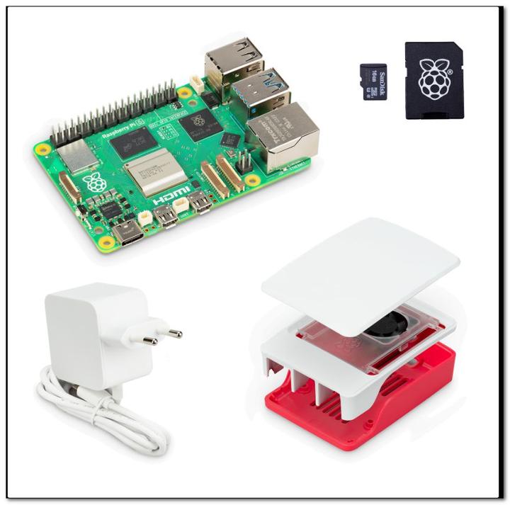 Actual product image Raspberry Pi 5 8GB Base Kit
