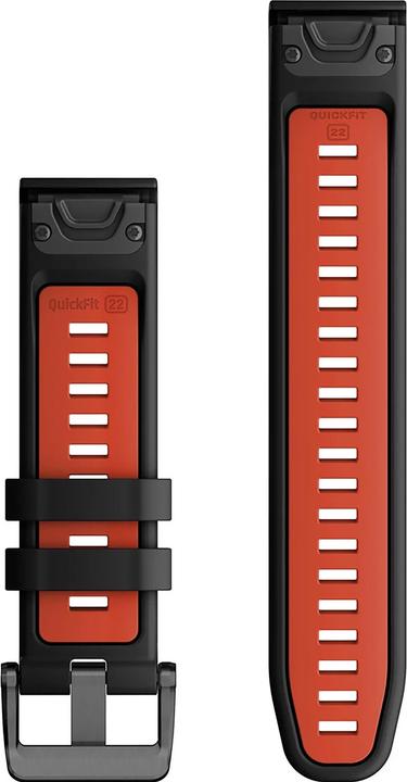 Immagine prodotto Garmin Acc, epixPRO (g2), 22mm QuickFit Blk (22 mm, Silicone)