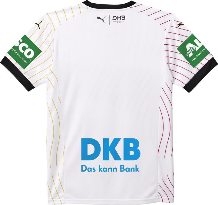 Actual product image Puma DHB Home Jersey Jr SS25 with sponsor (140)