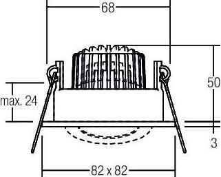 Produktbild Brumberg 39355643 LED-Einbaustrahler 6W (650 lm)