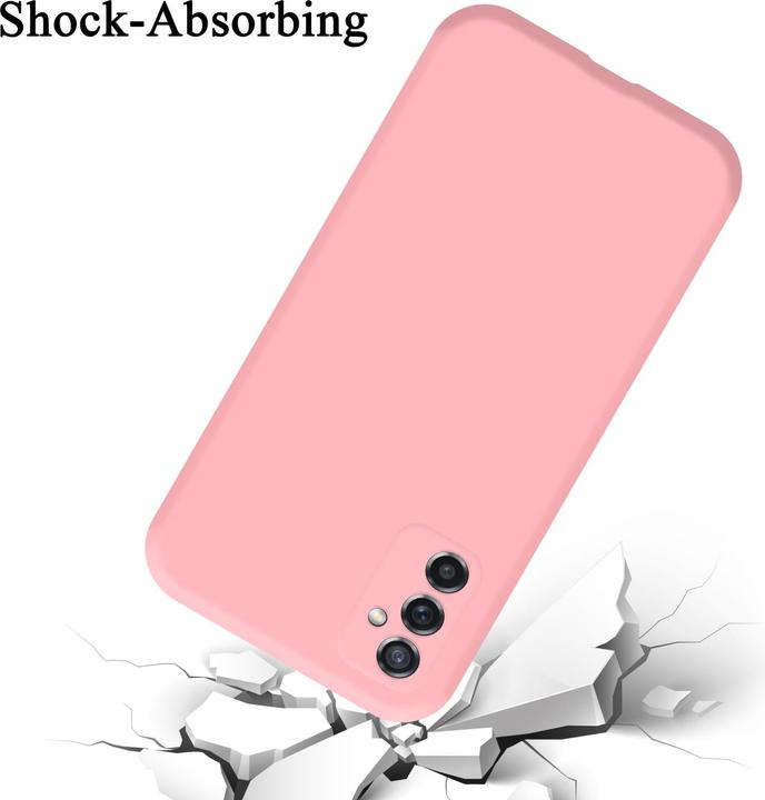 Actual product image Cadorabo TPU Liquid Silicone Case Cover for Samsung Galaxy M52 5G (Samsung Galaxy M52 5G)