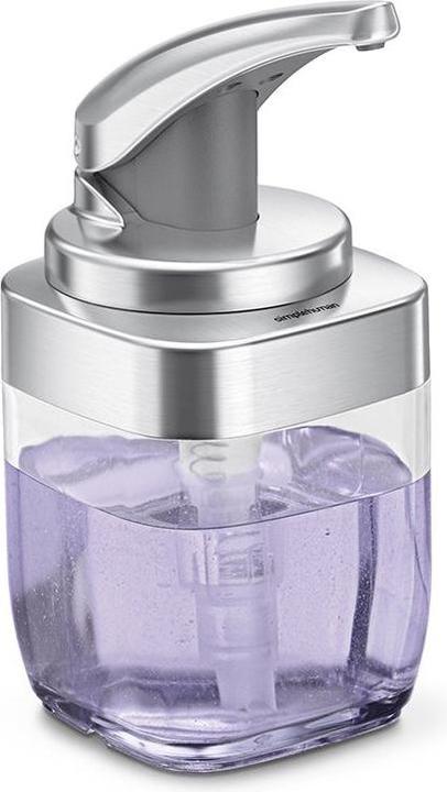Produktbild Simplehuman Seifenspender 444 ml, Silber/Transparent
