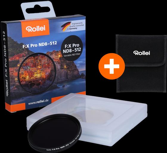 Actual product image Rollei F:X Pro ND8-512 77 mm (77 mm, Neutral density filter, 77 mm)