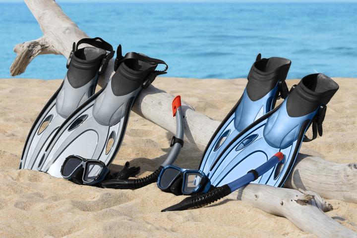 Produktbild Bestway Hydro-Pro BlackSea Snorkel & Fin Set, Adult, Half face mask, Tempered glass, Assorted colour