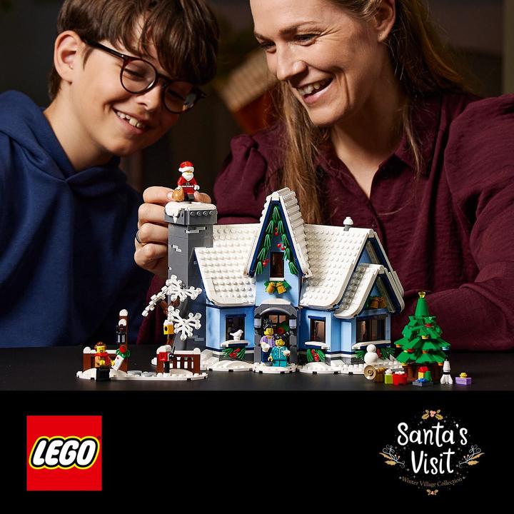 Actual product image LEGO Visit of Santa Claus (10293, LEGO Creator Expert, LEGO Rare Sets)