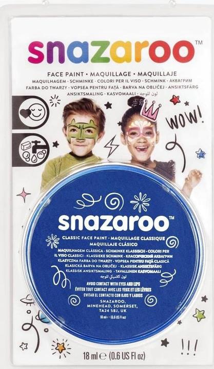 Produktbild Snazaroo Schminkfarbe Blister 18 ml, Blau